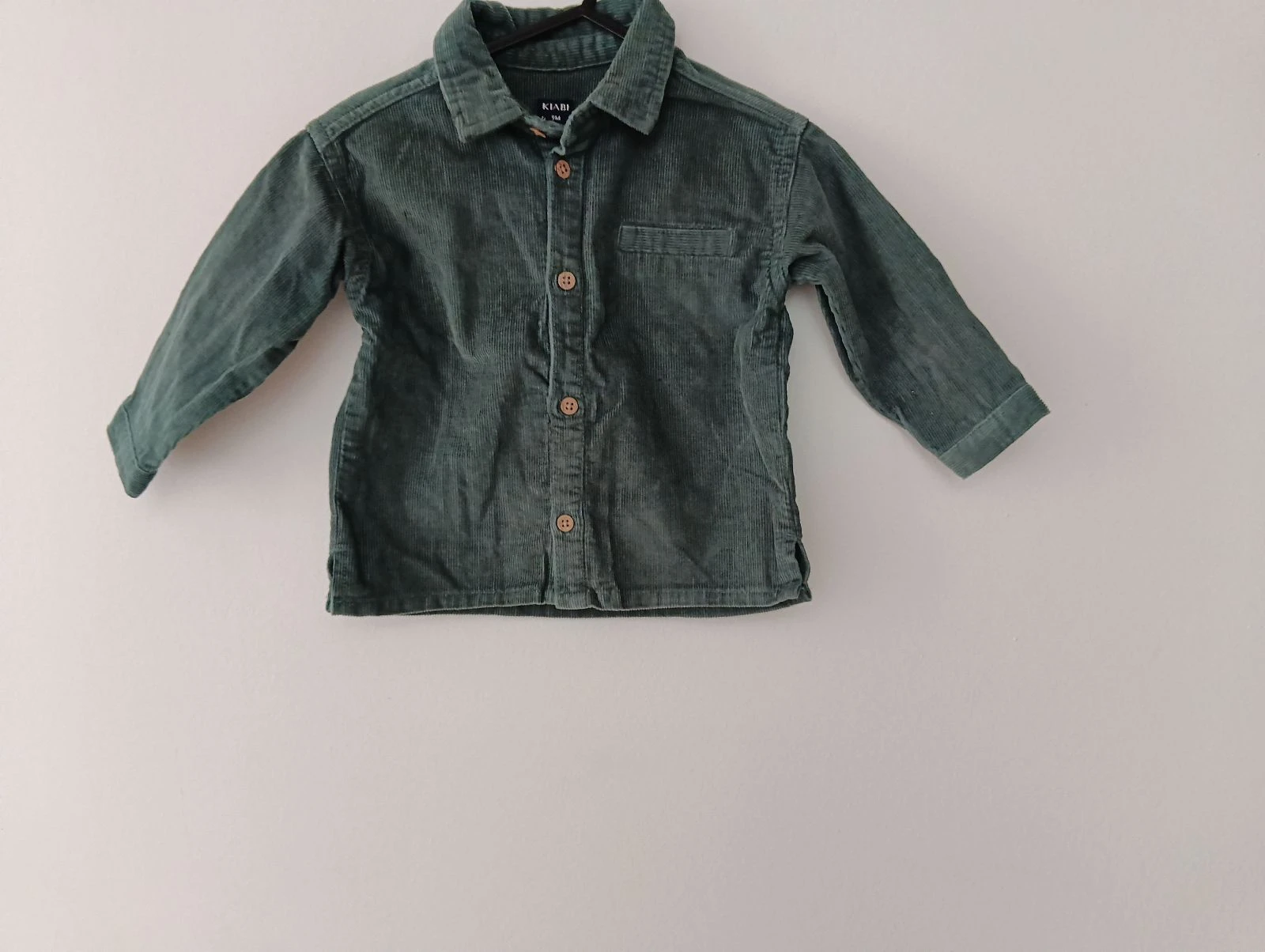 Chemise velours Kiabi 9 MOIS